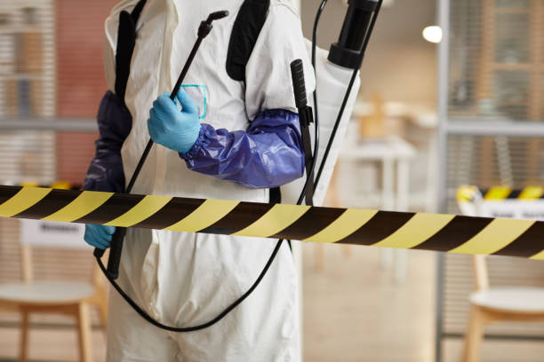 Professional Biohazard Cleanup technician working in Crooks, SD